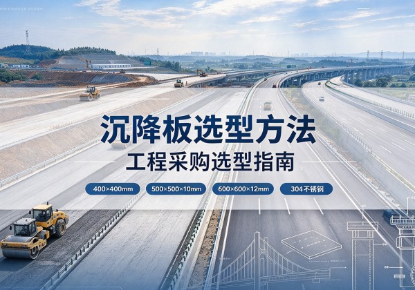 容县沉降板选择方法